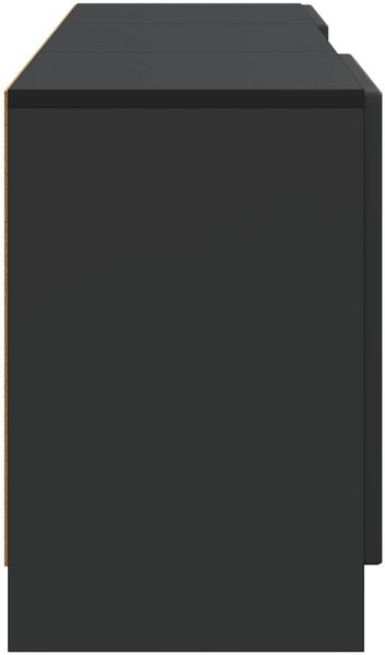 vidaXL TV-Schränk Schwarz 150 x 31 x 47 cm Holzwerkstoff 895836 Bild 7