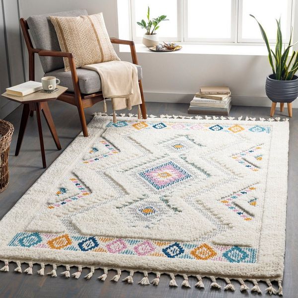 Livabliss Teppich DURANGO, rechteckig, Höhe: 34,8 mm, Moderner Shaggy Teppich mit besonders weichem Hochflor