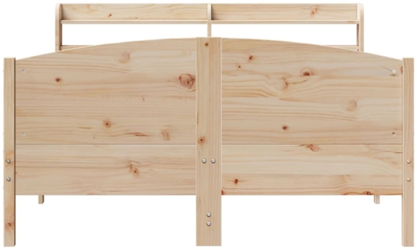 vidaXL Massivholzbett ohne Matratze 120x190 cm Kiefernholz 3306978 Bild 3