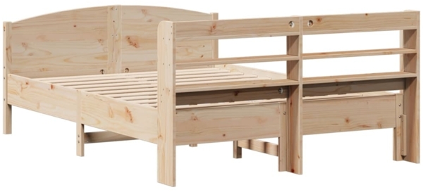 vidaXL Massivholzbett ohne Matratze 120x190 cm Kiefernholz 3306978 Bild 5