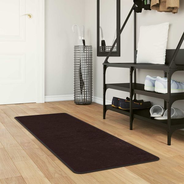 vidaXL Teppichläufer MARSA Anthrazit 50 x 150 cm Polyester und PVC 42023161
