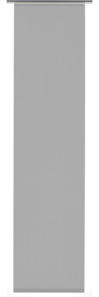 Gardinia Flächenvorhang Entry grau 60 x 245 cm