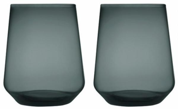 Iittala Wassergläser Essence Dunkelgrau (2-teilig) 1026358