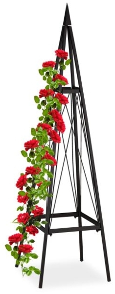 4 x Metall Rankhilfe eckig