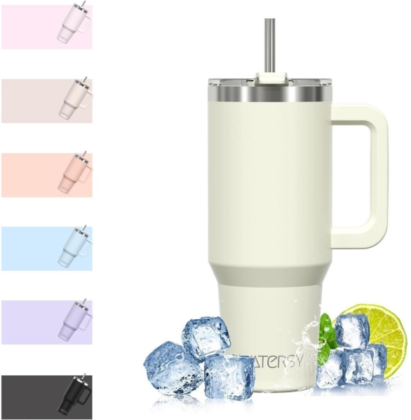 WATERSY 30oz Thermobecher Kaffeebecher to Go Edelstahl Vakuum Auslaufsicher