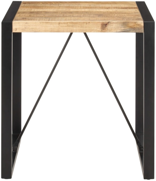 vidaXL Esstisch 70x70x75 cm Raues Mango-Massivholz 321596