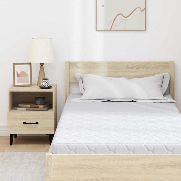 vidaXL Matratze mit Kokosnusschicht Weiß 190 x 90 cm PU-Schaum 4106381 Bild 6