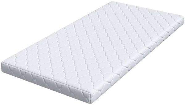 vidaXL Matratze mit Kokosnusschicht Weiß 190 x 90 cm PU-Schaum 4106381 Bild 3