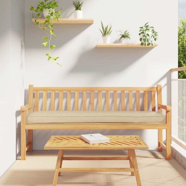 vidaXL Palettenkissen Beige 200 x 40 x 8 cm Oxford-Stoff 42001681