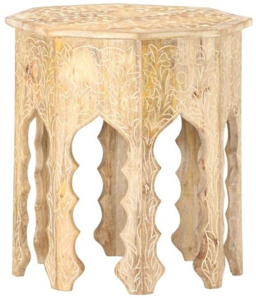 vidaXL Beistelltisch Ø48 cm Massivholz Mango 320372