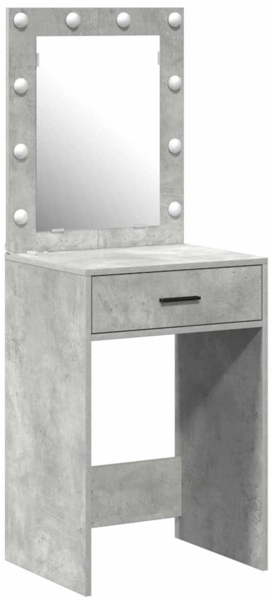 vidaXL Schminktisch Betongrau 50 x 41 x 135 cm Holzwerkstoff 865040