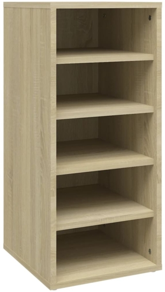 vidaXL Schuhschrank Sonoma-Eiche 31,5x35x70 cm Holzwerkstoff 808987