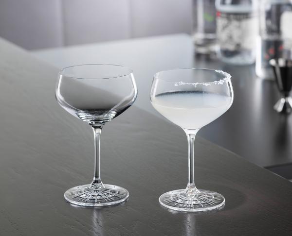 Spiegelau Perfect Serve Collection Coupette Glas, 4er Set, Cocktailglas, Margarita, Kristallglas, 235 ml, 4500174