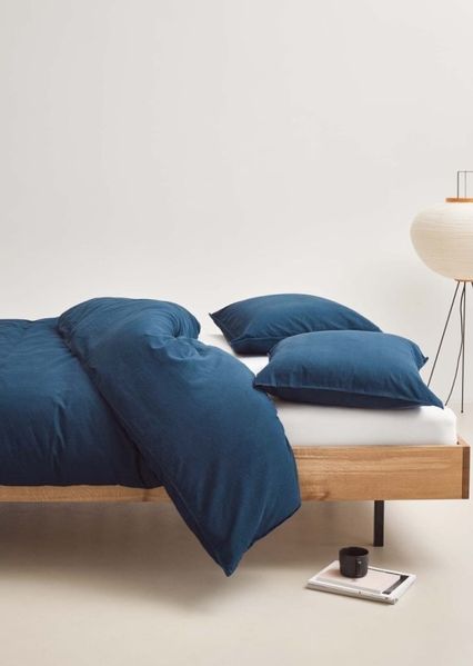 Marc'O Polo Senja Deep blue Duvet cover 140x200+60x63