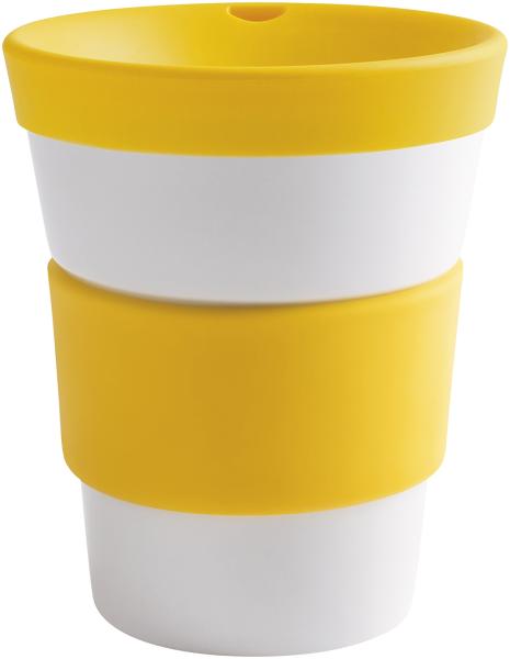 KAHLA cupit To Go Becher 0,35 l Banderole sunny yellow