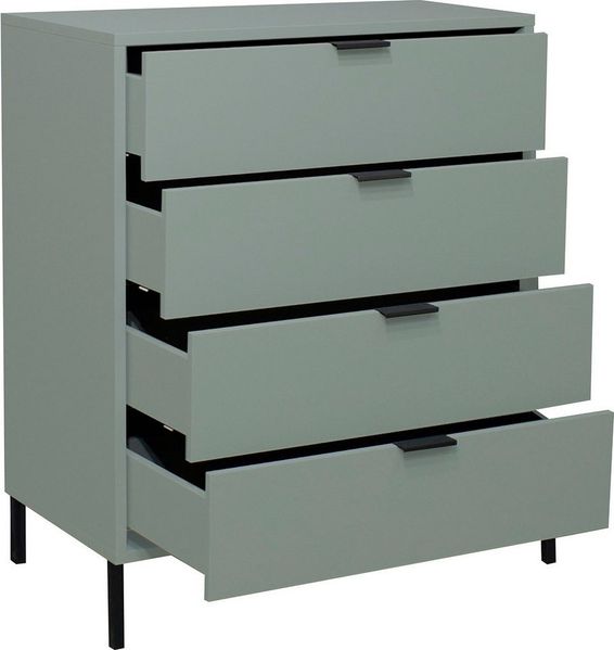 Maeusbacher Bonnie Kommoden Quadrat pine green matt lack BxHxT: 81 x 100 x 45 cm Bild 3