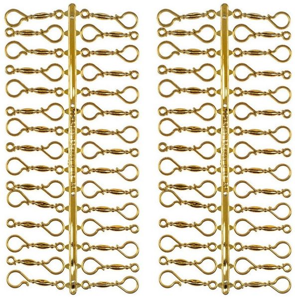 Navidacio Weihnachtsbaumkugel 60 Stück Weihnachtskugeln Haken "Gold Candy" Aufhänger