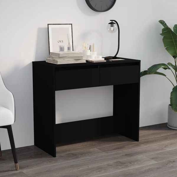 vidaXL Konsolentisch Schwarz 89x41x76,5 cm Holzwerkstoff 809567