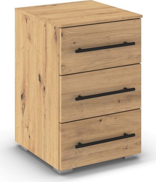 OTTO home Nachtkommode Nachttisch Nachtschrank Schubladen Sideboard Schubladenkommode AVOLA (Breite 40 cm inkl. SOFT-CLOSE-FUNKTION mit Dekorfront), mit 3 geräumigen Schubladen für viel Stauraum MADE IN GERMANY