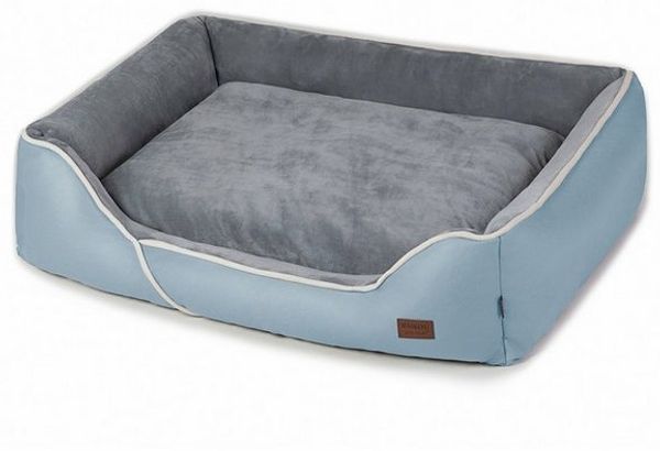 RAIKOU Hundematte Hundebett in 3 Größen und 6 Farben – rutschfest, waschbar, hoher Rand, waschbar,flauschig weich