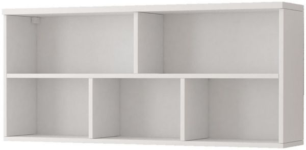 Deine Möbel 24 Hängeregal OLMO 09 Jugendzimmer Jugendmöbel in Weiß Grau Eiche Sonoma, Set 1-tlg, Breite 110 cm