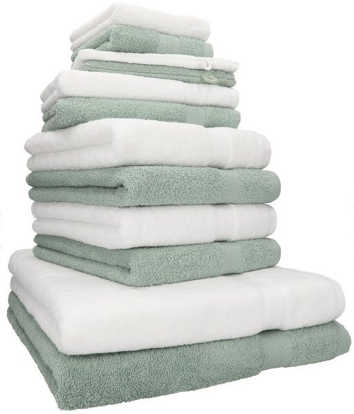 Betz Handtücher Premium Handtuch-Set 12-tlg, 100% Baumwolle (Set, 12-St), Duschtücher,Handtücher, Gästetücher, Seiftücher,Waschhandschuhe