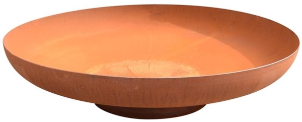 Feuerschale, Metall Cortenstahl Edelrost Braun, Ø 200 cm