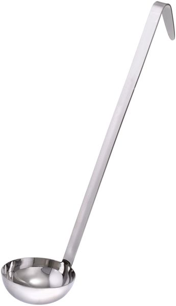 Schöpflöffel 8 cm mit Hakenstiel, Serie GASTRO