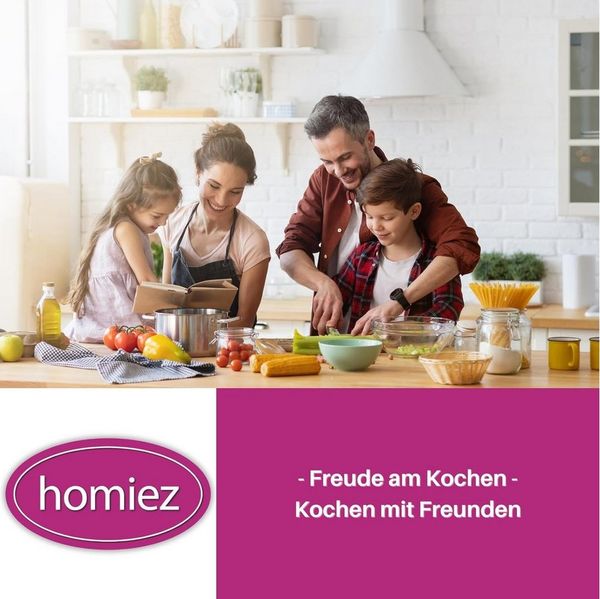 homiez Brotmesser KNIFE, Frühstücksmesser, Brötchenmesser mit Wellenschliff und Soft-Griff