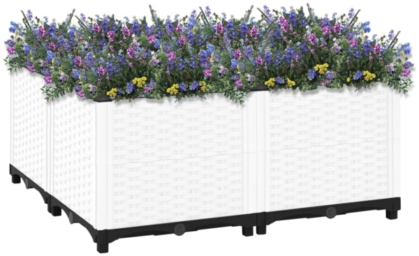 vidaXL Hochbeet 80x80x38 cm Polypropylen 153318