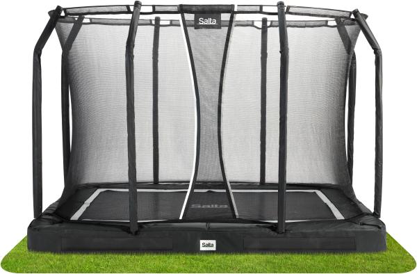 SALTA Trampolin 'Premium Ground' inkl. Netz, schwarz, 305x214cm