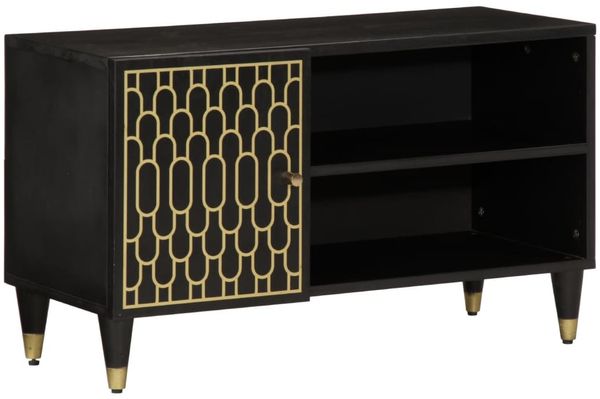 vidaXL TV-Schrank 80x31,5x46 cm Massivholz Mango 358335