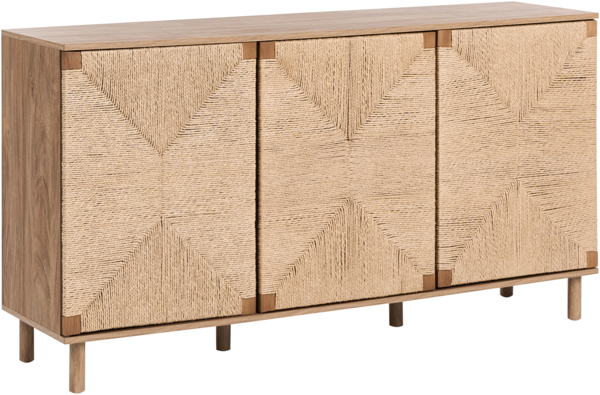 Sideboard mit 3 Türen BONDI Hellbraun
