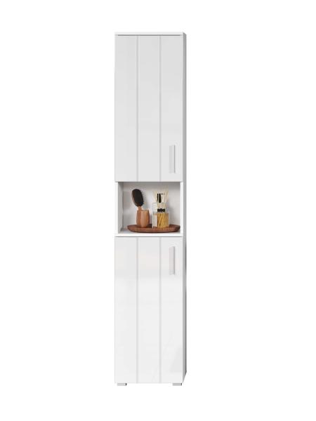 Trendteam 'Wons' Hochschrank Badezimmer, weiß, 37 x 192 x 31 cm