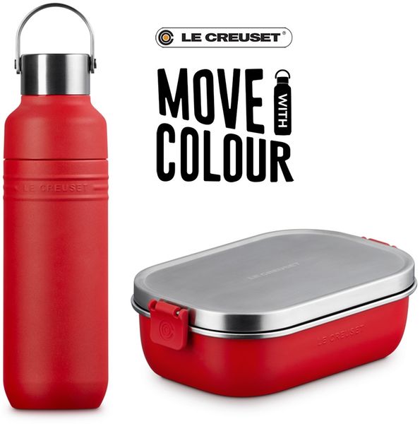 Le Creuset On the Go Kids-Set To-Go Kirschrot 2-tlg.