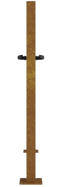 vidaXL Gartentor 100x75 cm Cortenstahl Bambus-Design 153238 Bild 6