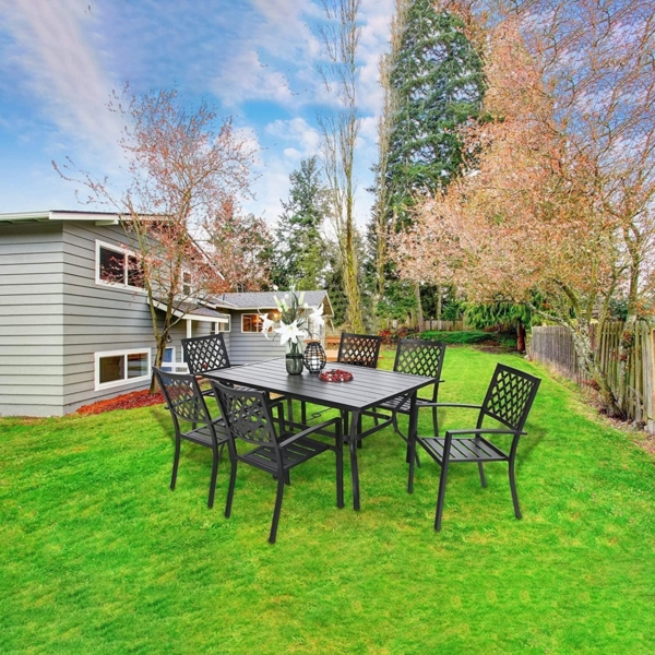 PHI VILLA Gartenmöbel Set 6 Personen Terrasse Essgruppe Bild 7