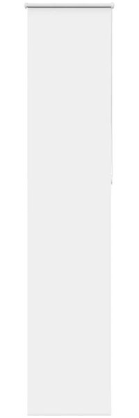 vidaXL Verdunkelungsrollo Weiß 60x210cm Stoffbreite 55,7 cm Polyester 4011952