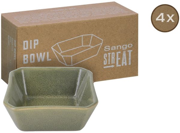 Streat Food Grün, Dip Bowl 4-tlg 8,5 cm (mo)