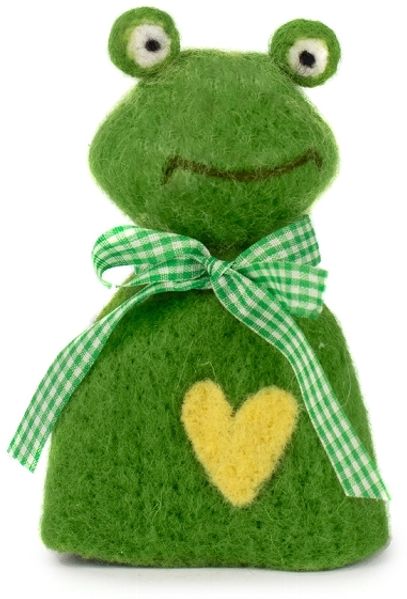 Eierwärmer aus Filz Frosch