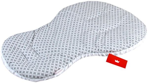 BabyLux Kinder-Sitzauflage BABYLUX Kinderwagen SITZAUFLAGE Kissen Gurtschoner f. Buggy Autoschale, 2. Weiß + Maroko 2 Tlg Sitzauflage + Kissen