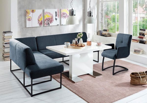 exxpo - sofa fashion Eckbank Affogato, bequem und elegant, hochwertige Detailverarbeitung, Frei im Raum stellbar