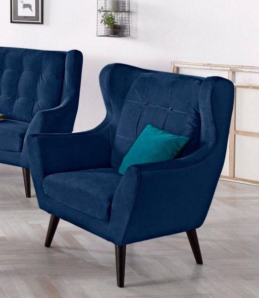 andas Ohrensessel Hemmink, Sessel, Loungesessel, mit Knopfheftung