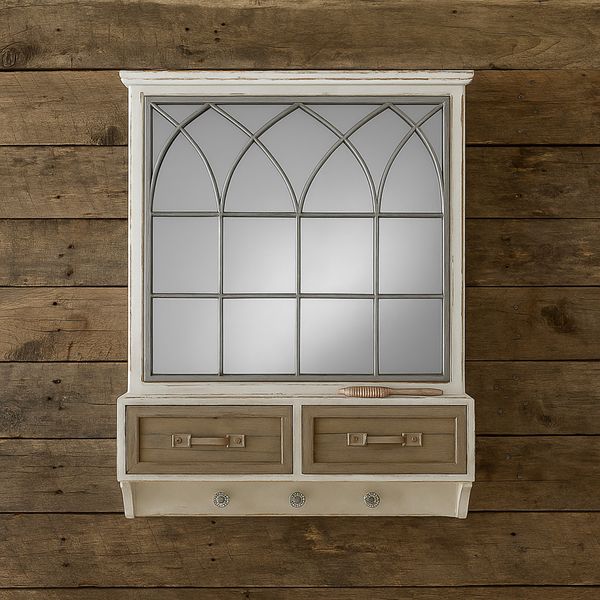 Wandgarderobe mit Spiegel Valja