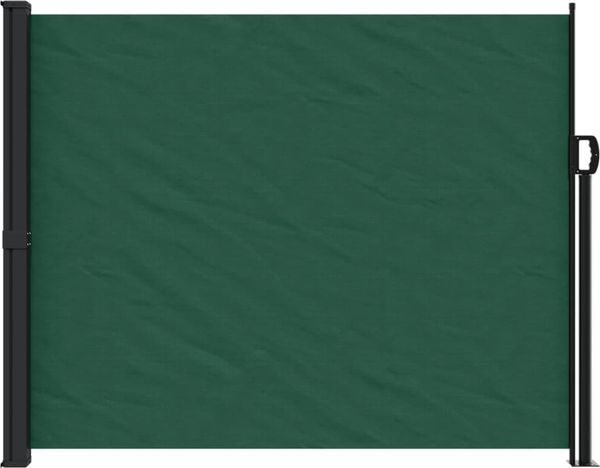 vidaXL Seitenmarkise Ausziehbar Dunkelgrün 160x600 cm 4004530 Bild 3