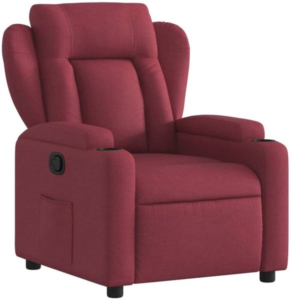 vidaXL Relaxsessel Weinrot Stoff 372406 Bild 7