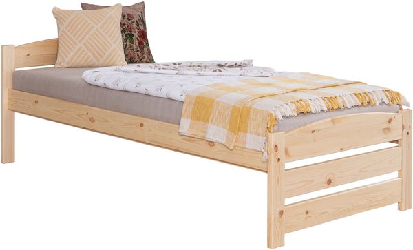 Stauraumbett Seniorenbett "Loni" 90x200 Kiefer massiv