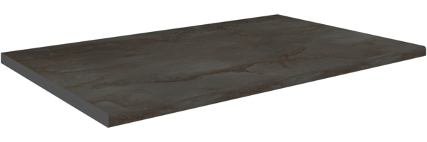 VCM Küchenmöbel Küchenarbeitsplatte Esilo 918701 Anthrazit H. 60 x B. 100 x T. 28 cm