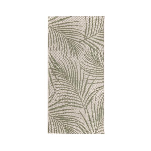 Dekoria Teppich Cottage II wool/ jungle green 67x130cm