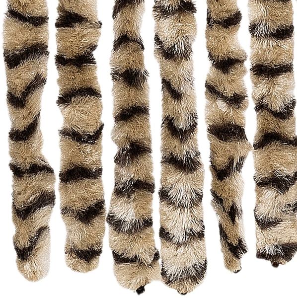 vidaXL Fliegenvorhang Beige und Braun 56x200 cm Chenille 377387 Bild 6
